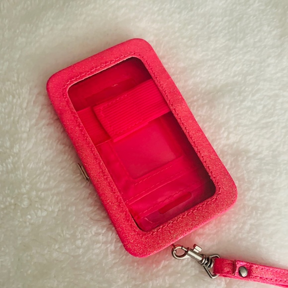🤩$3 IN BUNDLE🤩 Pink Justice Glitter Wallet - Picture 2 of 3